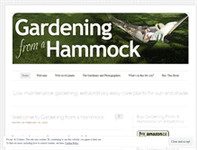 Tablet Screenshot of gardeningfromahammock.com